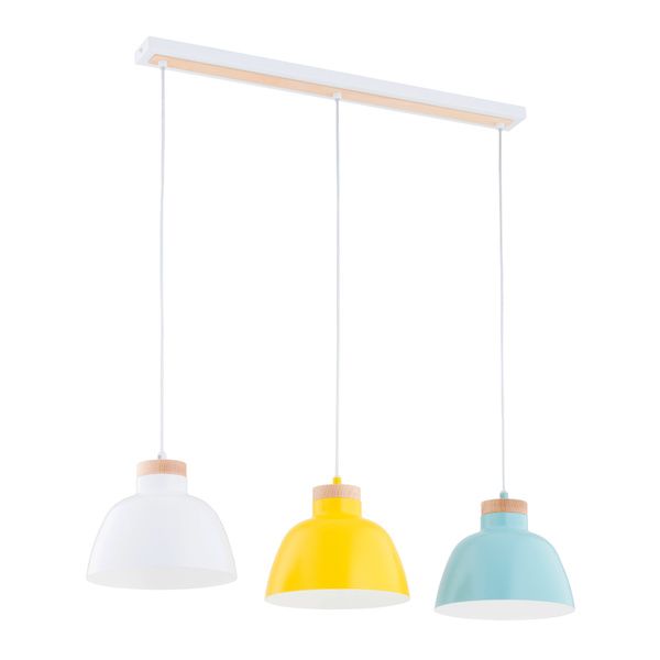 Lampa wisząca Alfa Lorien multikolor do kuchni 3xE27 x 15W 1 szt.