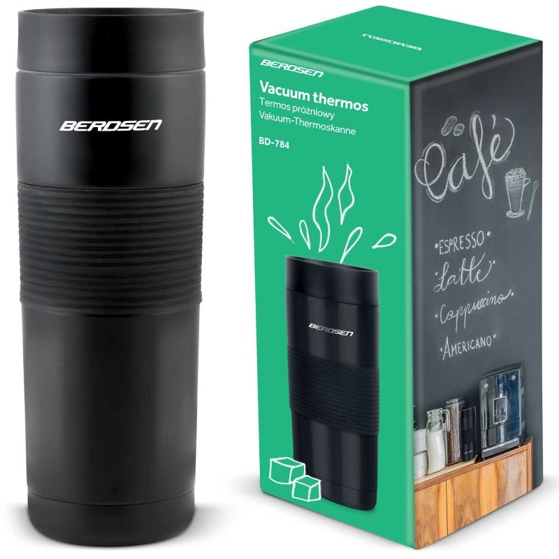Kubek termiczny Berdsen BD-784 termos próżniowy 590 ml stal nierdzewna 1szt.