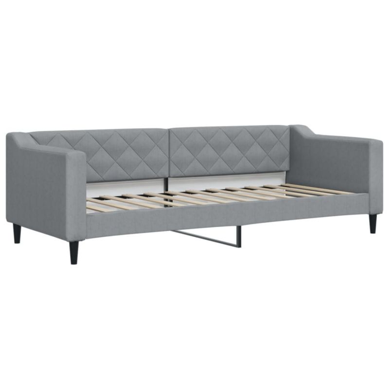 Łóżko dzienne WaszeMeble 80x200 cm jasnoszare WM-354156 1 szt.