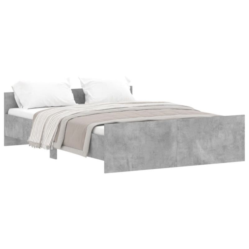 Łóżko drewniane WaszeMeble 140x190 cm szarość WM-3203785 1 szt.