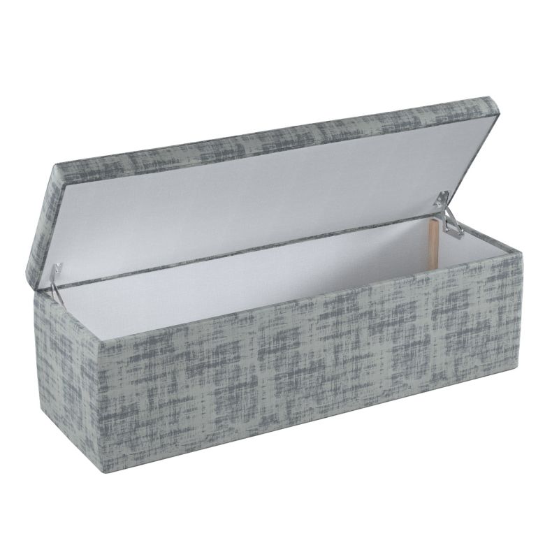 Skrzynia tapicerowana Dekoria 90 x 40 x 40 cm szary beton 1 szt.