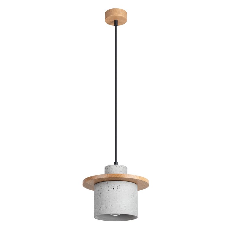 Lampa wisząca Sollux Lighting MAB beton 1 szt.