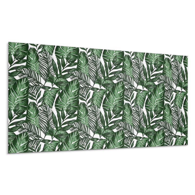 Panel samoprzylepny Wallfluent 100x50 cm Wzór z liści tropikalnych 1 szt.