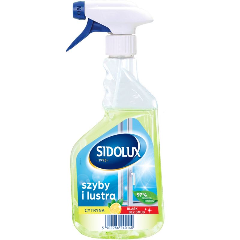 Środek do szyb Sidolux Crystal lemon 0,75 l
