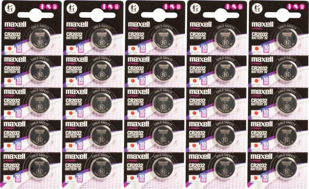 5x Bateria specjalistyczna Maxell CR2032, 5 sztuk