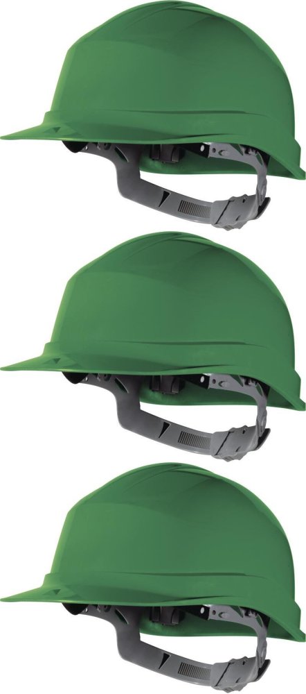 3x Hełm ochronny Delta Plus Zircon 1, zielony
