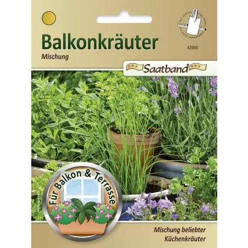 1 ob, Bylinky na balkon, směs - : Monžstvo balíkov: 1 ob