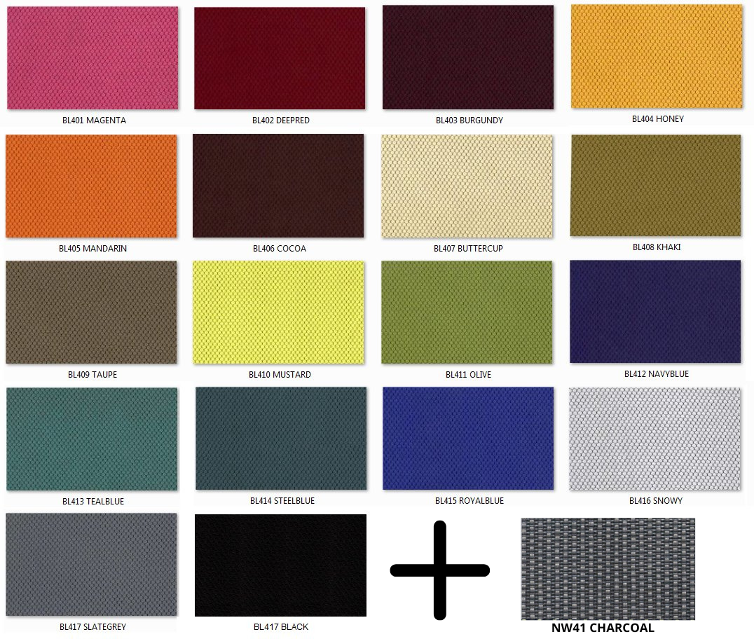 OVO fotel biurowy czarny, kolory siatka/tkanina (Siatka: NW41)