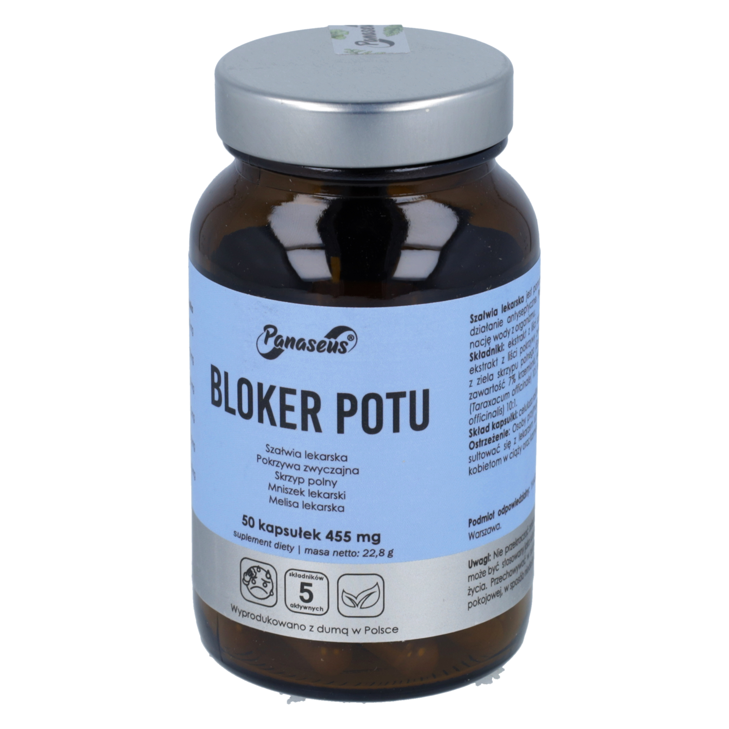 Panaseus bloker potu, 50 kapsułek