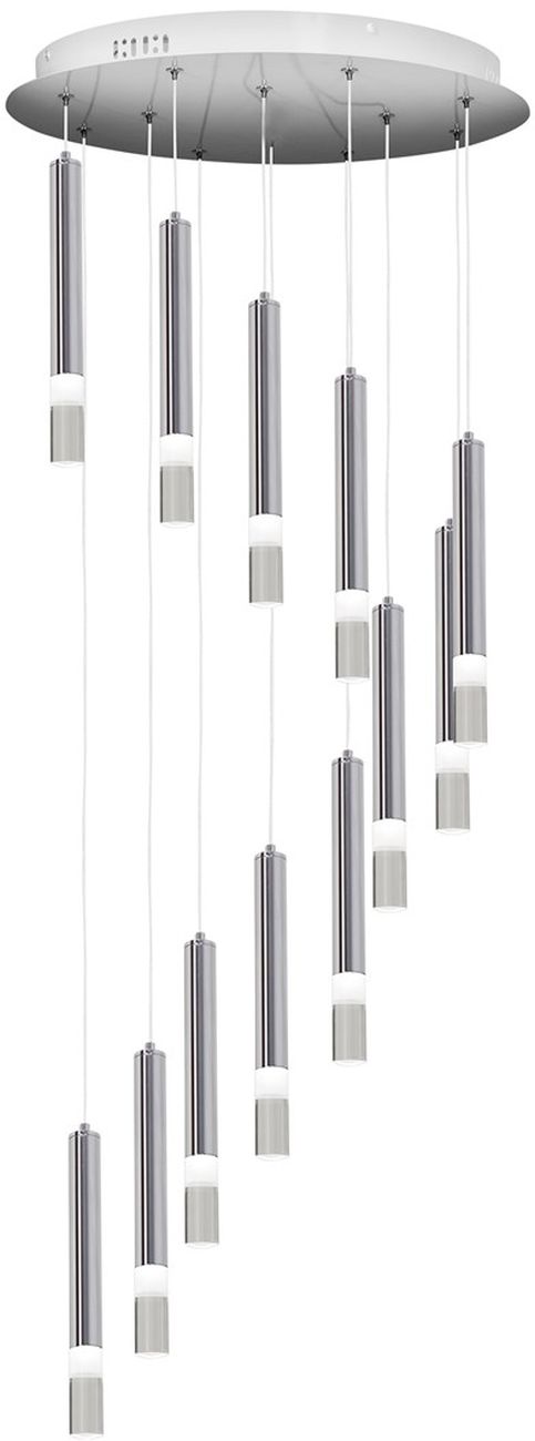 Milagro Ice lampa wisząca 12x1W chrom ML6162