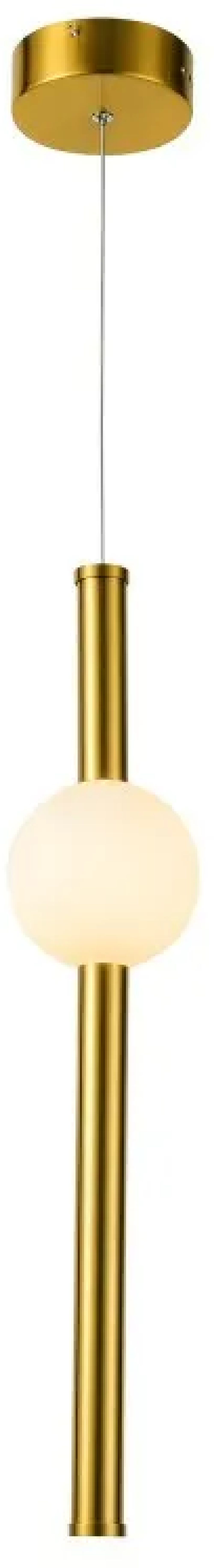 Italux Halling lampa wisząca 1x10 W złota PND-16357-C-1