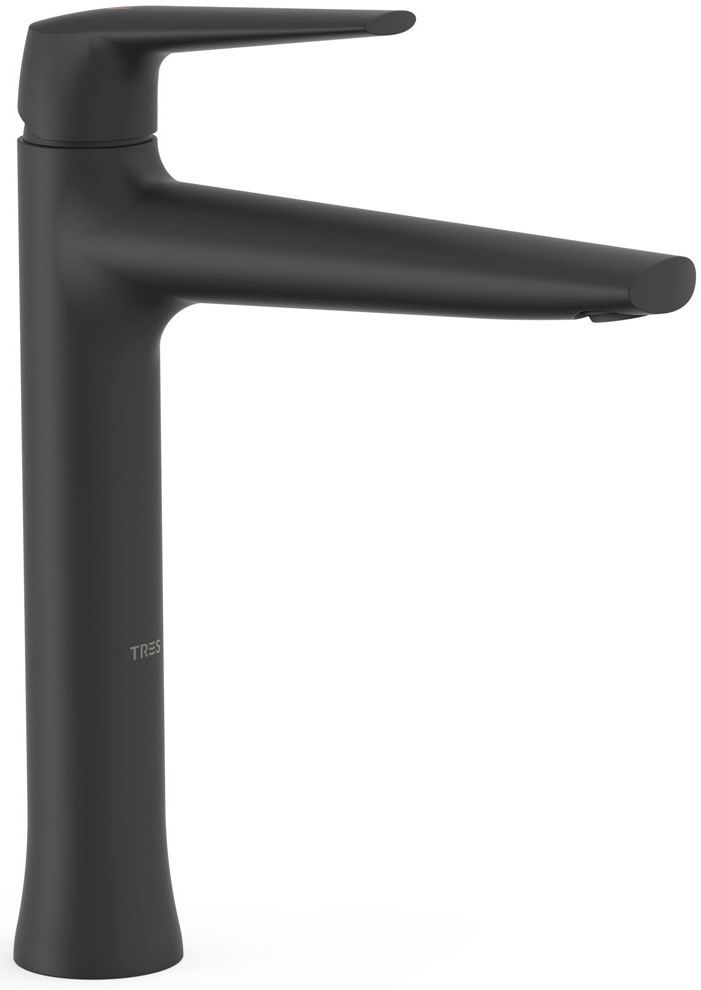 Tres Fuji bateria umywalkowa stojąca wysoka czarny mat 28120301NM