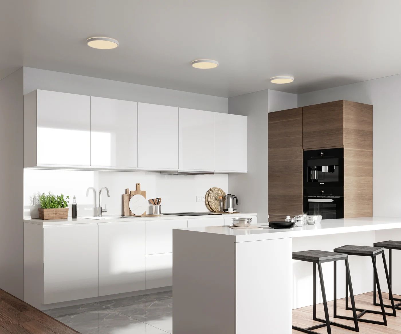 Nordlux Oja plafon 1x14,5W LED biały 2015016101