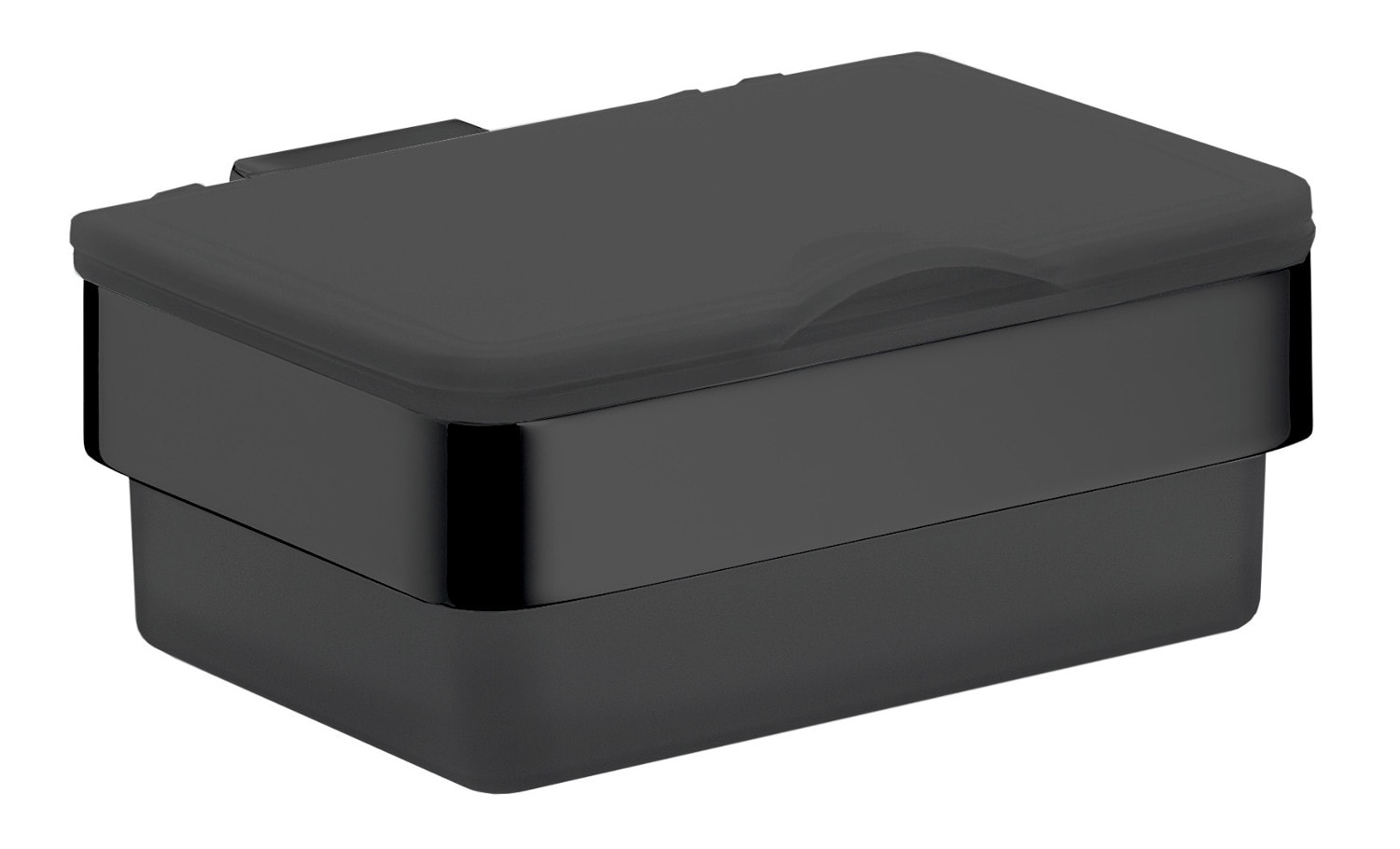 Emco Loft pudełko na chusteczki nawilżane ścienne czarne 053913301