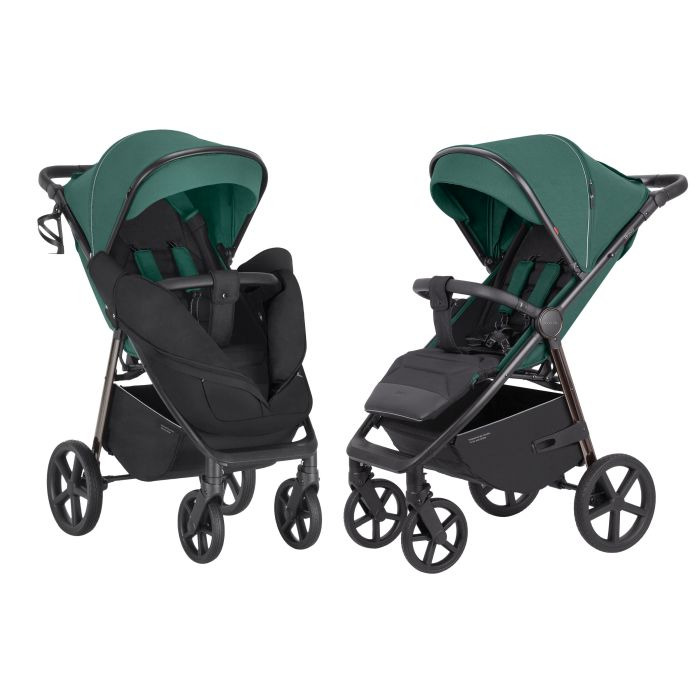 Carrello Bravo Plus 2024 - wózek spacerowy do 22 kg -Palm Green
