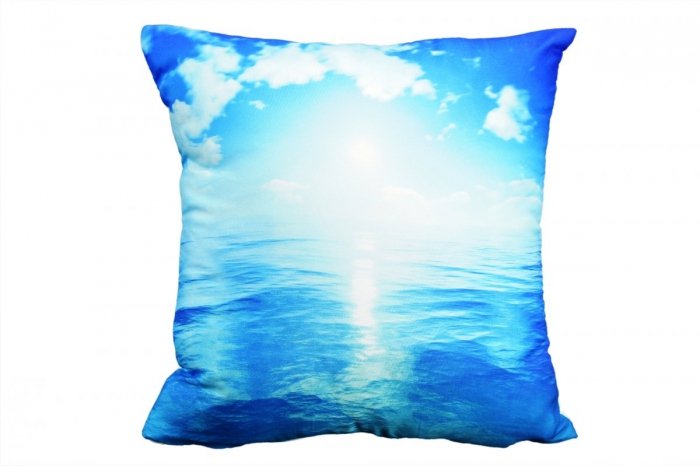 Foto Poszewka na poduszkę z mikrofibry 40x40 wz. 99 Ocean