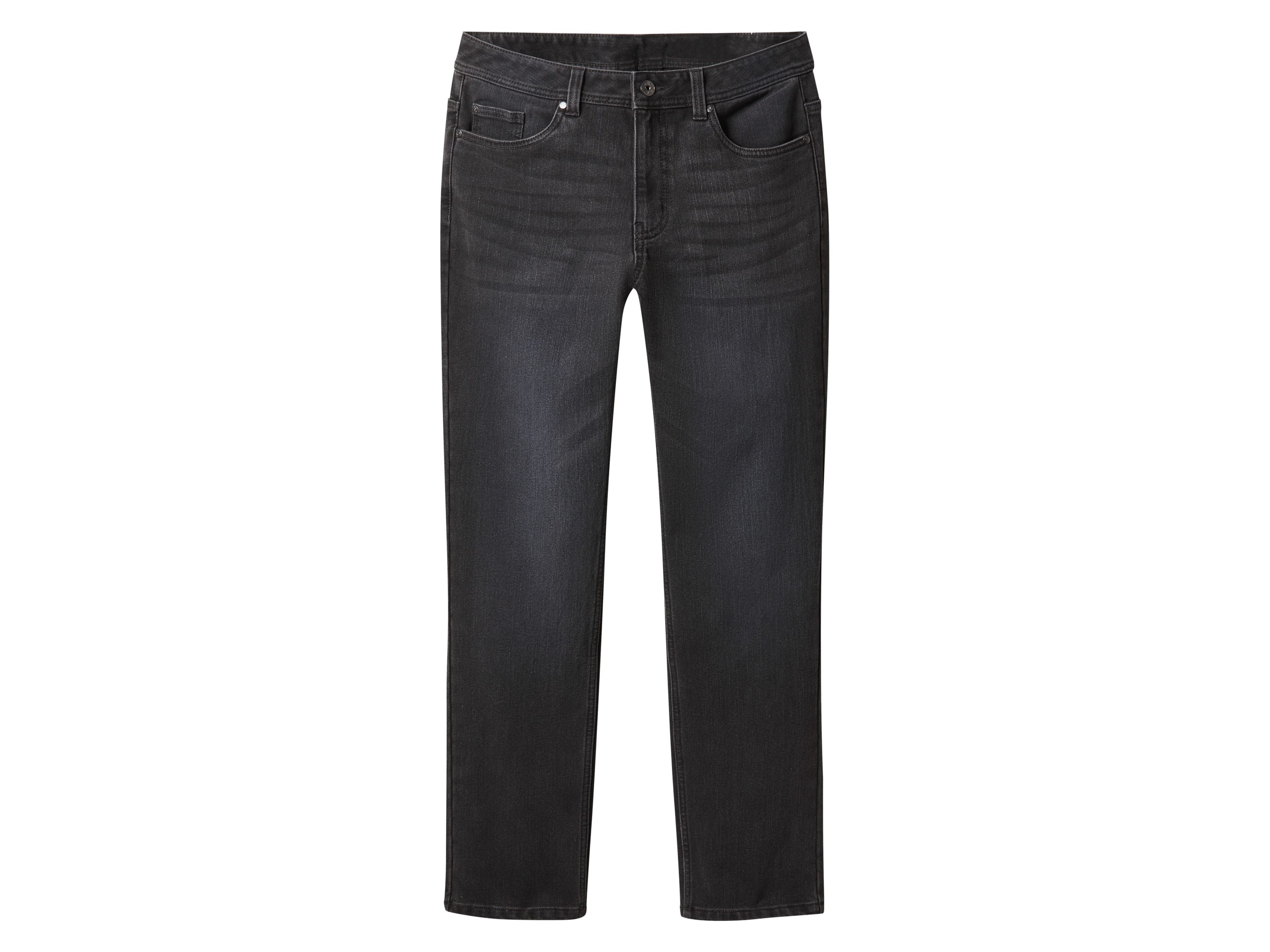 esmara Men Jeansy termiczne męskie straight fit Ciemnoszary, 50 34/32