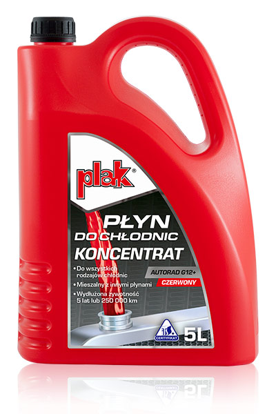 PLAK AUTORAD G12+ KONCENTRAT DO CHŁODNIC 5L - Petrostar