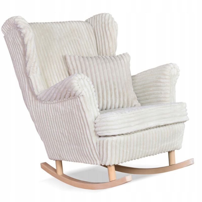 Fotel uszak do salonu bujany Family Meble Rene beż 1szt