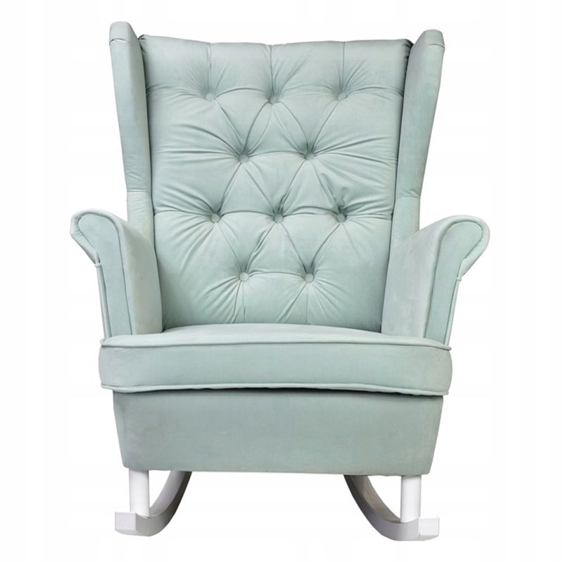 Fotel uszak do salonu bujany Family Meble Gaja seledynowy 1szt