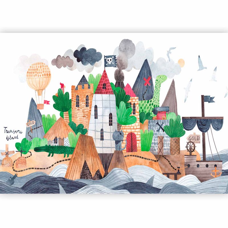 Fototapeta flizelinowa Artgeist 170 g/m2 wodoodporna Dla dzieci wielokolorowa 250x175 (5 części) 10011aa rolka 1 szt