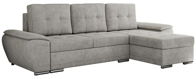 Narożnik MKS Meble UMBRIA L uniwersalny Jasnoszary struktura 1szt.