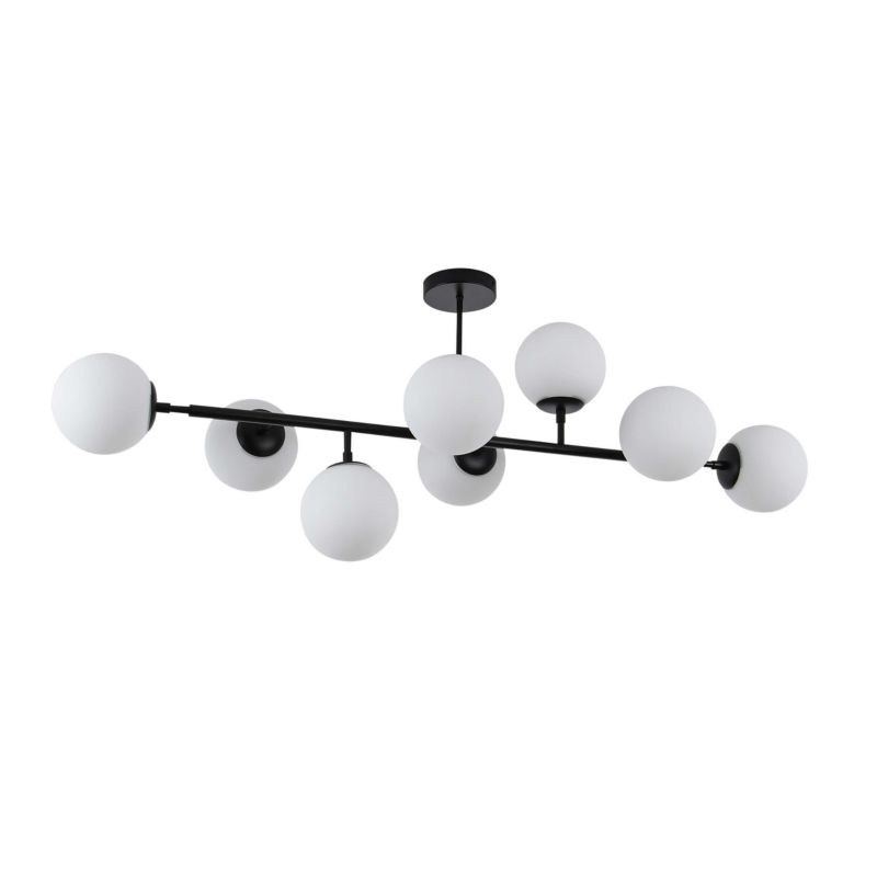 Żyrandol Light Prestige Dorado 2373 czarno-biały szerokość 124 cm 8xE14 x 40W 1 szt.