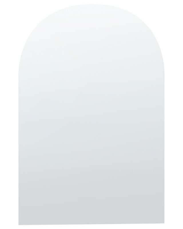 Lustro ścienne Annecy 50 cm 75 cm Srebrny 1 szt.