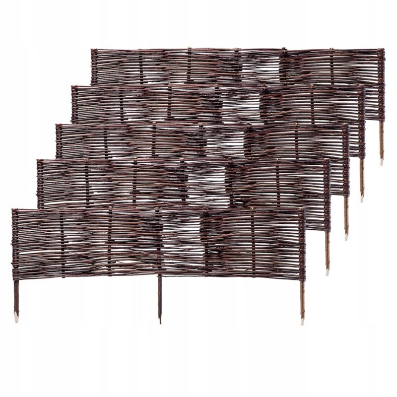 Palisada Wiklinowa KADAX Płotek 100x40cm Obrzeże 5szt