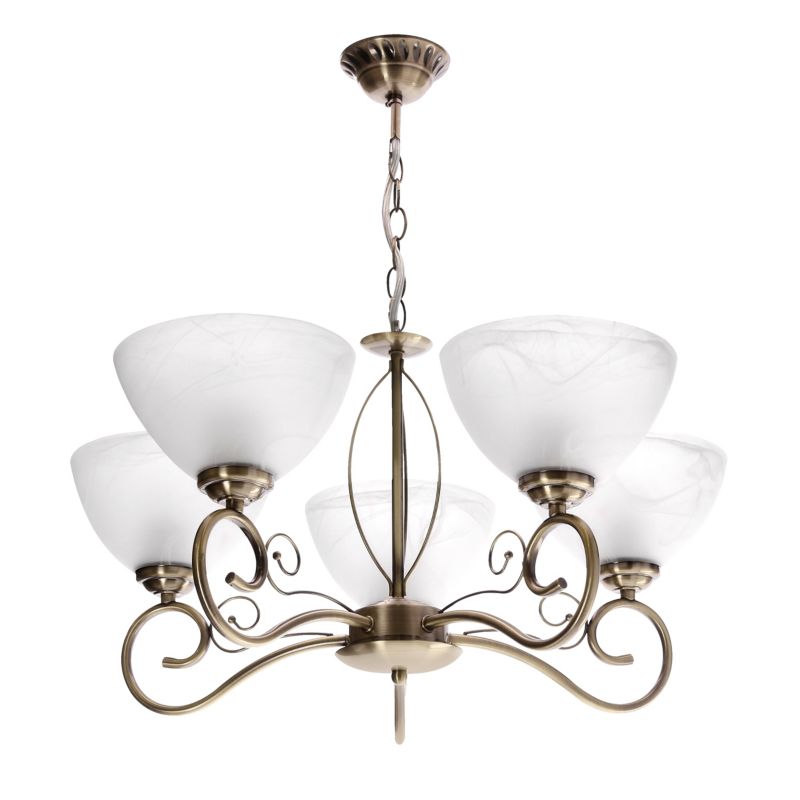 Lampa wisząca Candellux Lighting Horizon 5 x E14 patyna