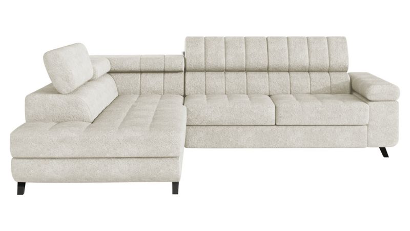 Narożnik MIRJAN 24 z funkcją spania Nord lewy szarobeż 1 szt.