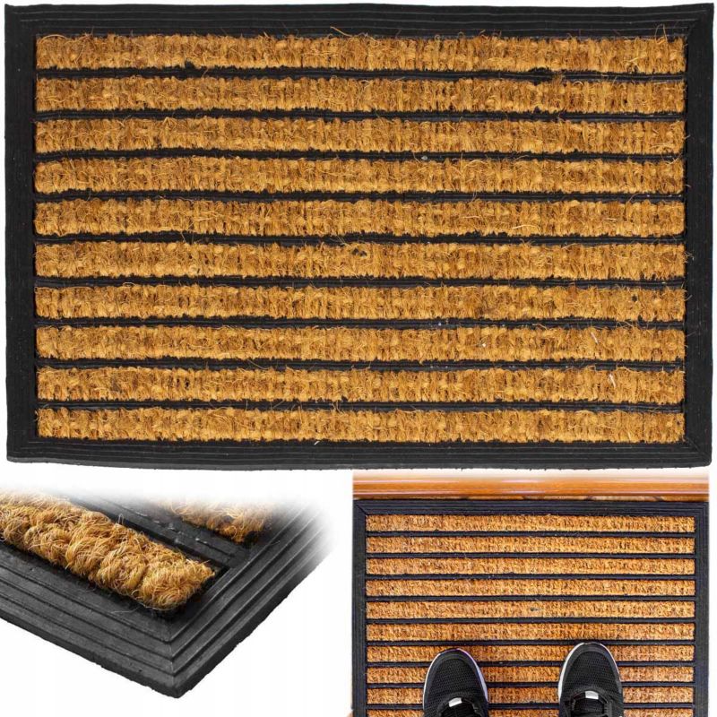 Wycieraczka kokos Deco4Home Panama pod drzwi 45 x 75 cm 1 szt.