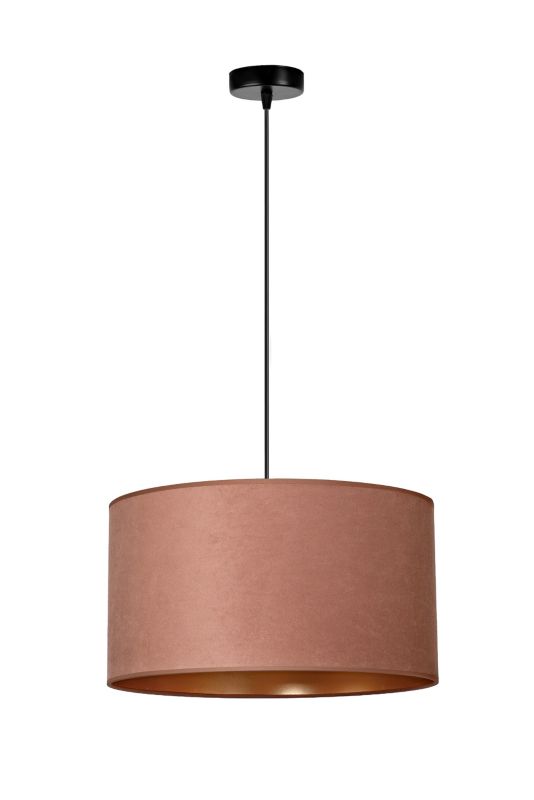 Lampa wisząca Duolla Roller 1-punktowa E27 karmel