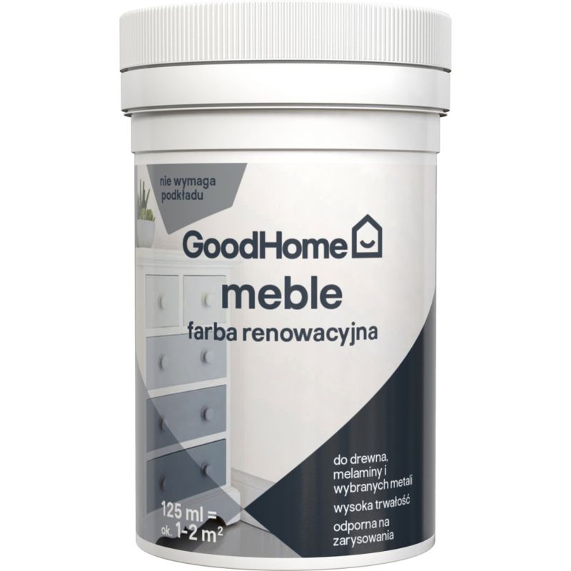Farba renowacyjna do mebli GoodHome Reno denali mat 125 ml