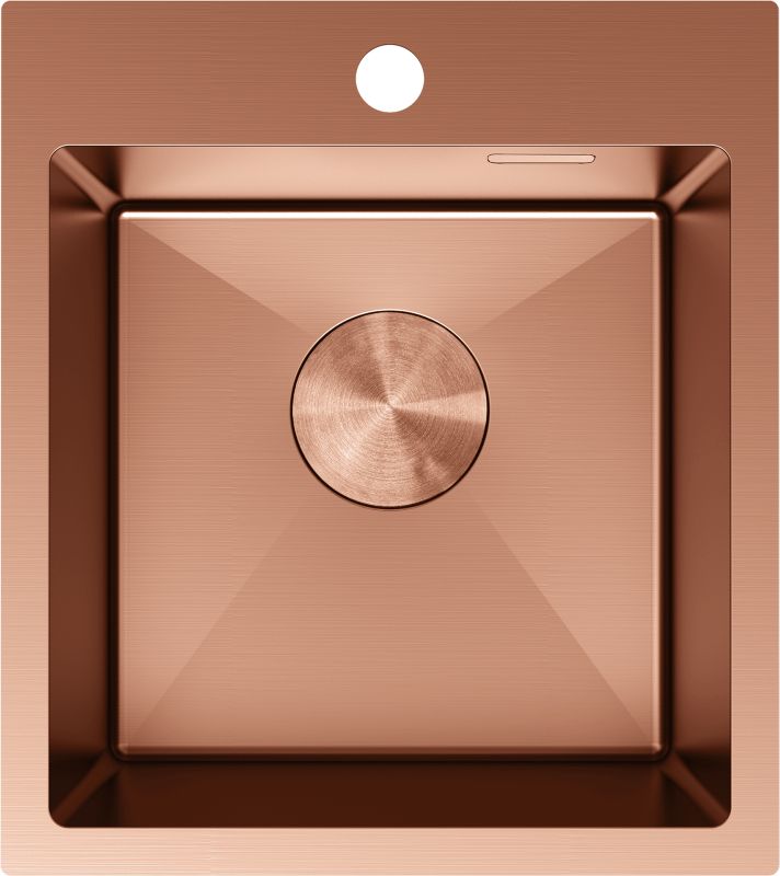 Zlewozmywak wpuszczany Mexen Solix miedź 400x450 mm 1-komorowy 1 szt.