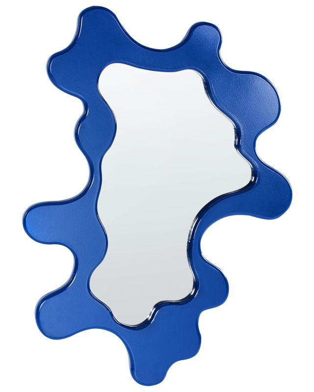 Lustro ścienne Roscoff 59 x 80 cm Niebieski 1 szt.