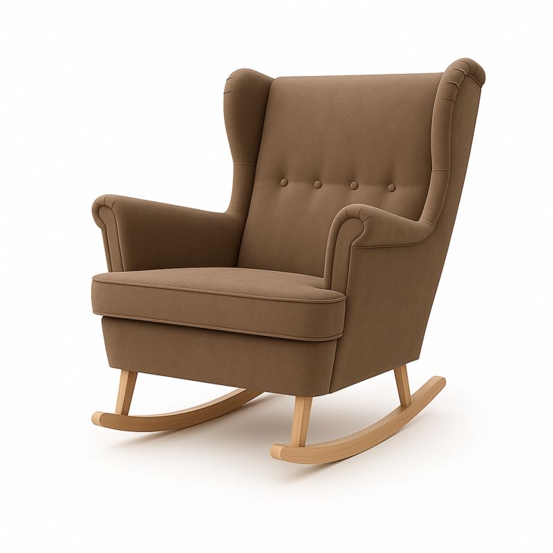 Fotel uszak Sofello welur na płozach 1 szt