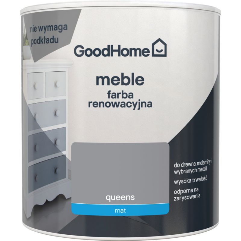 Farba renowacyjna do mebli GoodHome Reno queens mat 0,5 l