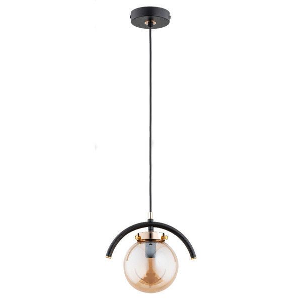 Lampa wisząca Alfa Korda 8658 czarno-złota nowoczesna 1xE14 x 10W 1 szt.