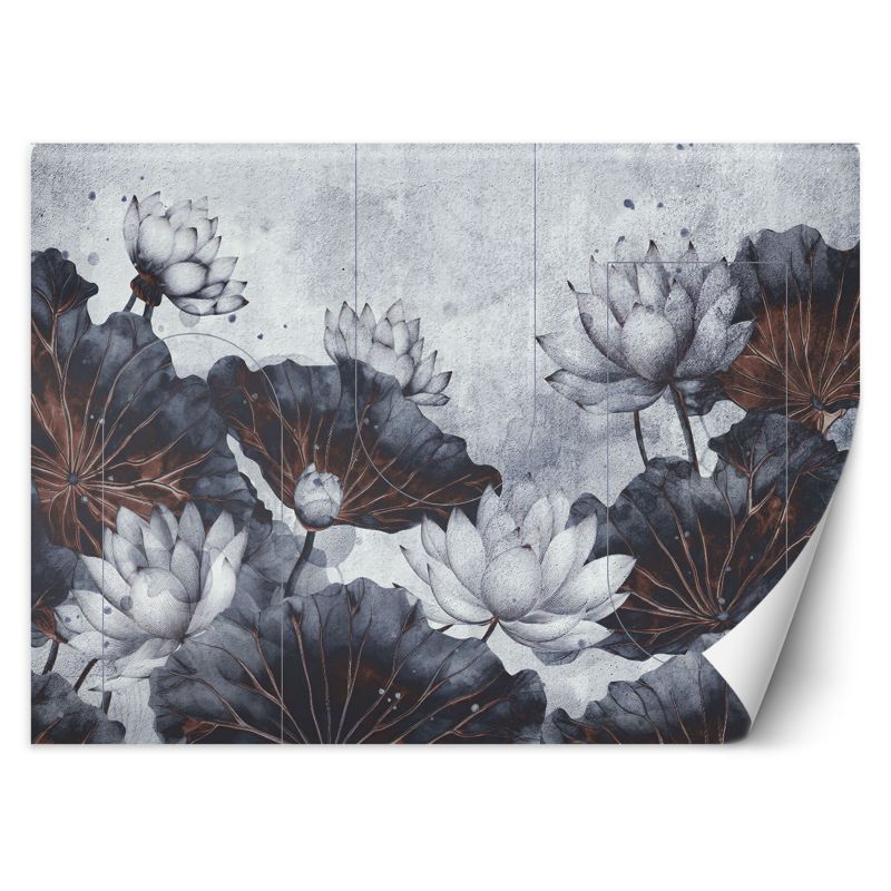 Fototapeta Feeby Kwiaty abstrakcja beton 350x245 1 szt