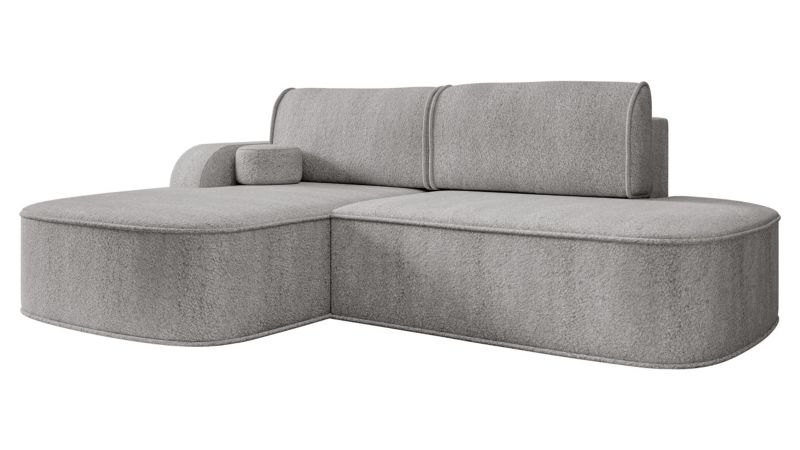 Narożnik z funkcją spania MIRJAN 24 Koro lewy jasny szary 1 szt.