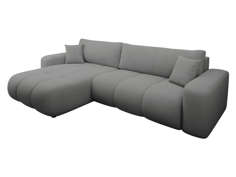 Narożnik MIRJAN 24 z funkcją spania Furyn Maxi stalowy szary 1 szt.