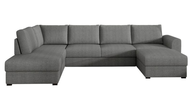 Narożnik MIRJAN 24 z funkcją spania Wilma lewy szary melanż 1 szt.