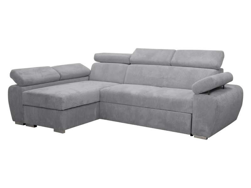 Narożnik MIRJAN 24 z pojemnikiem Boston 2RLC lewy LC+2R jasny szary 1 szt.