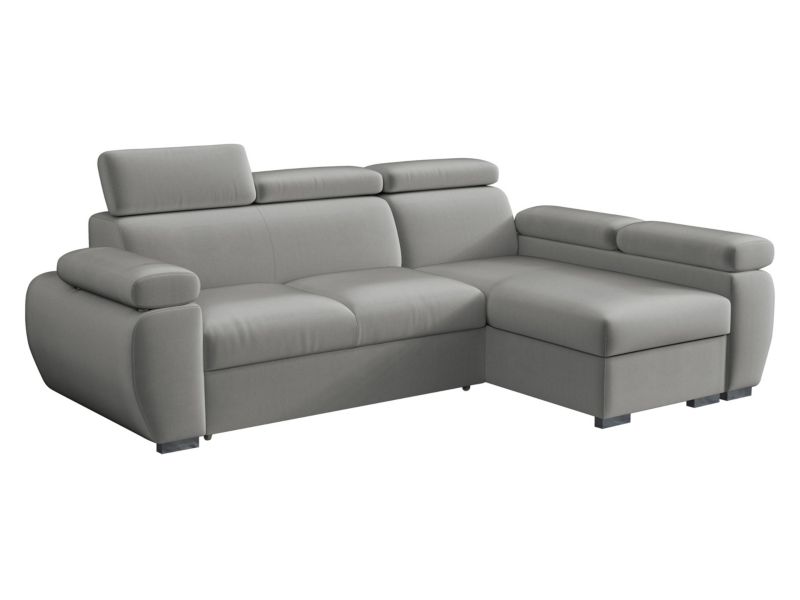 Narożnik MIRJAN 24 z pojemnikiem Boston Mini prawy 2R+LC jasny szary 1 szt.