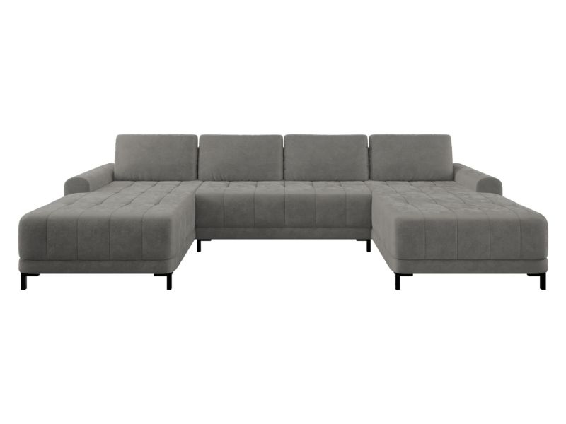 Narożnik MIRJAN 24 z funkcją spania Aris XL stalowy szary 1 szt.