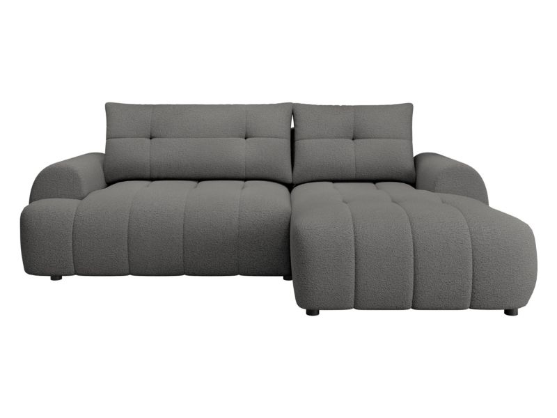 Narożnik MIRJAN 24 z funkcją spania Fiorano prawy stalowy szary 1 szt.