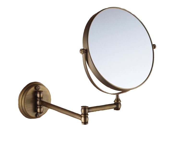 Lustro łazienkowe Lauferi JOSEPHINA mosiężne ścienne szczotkowany mosiądz retro 1 szt.