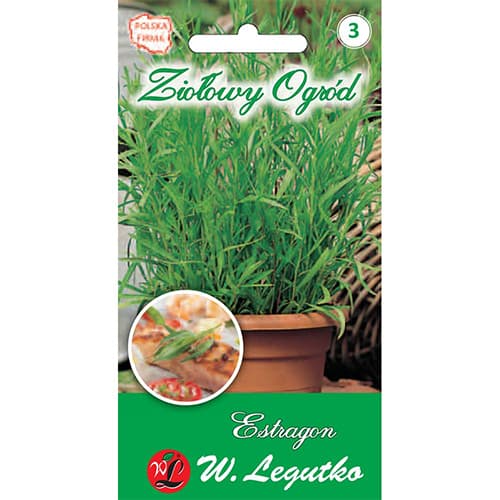 1 szt, Estragon - Nasiona: Ilość w opakowaniu: 0.1 g