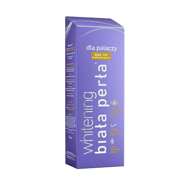 Biała Perła Dla Palaczy wybielająca pasta do zębów 75 ml